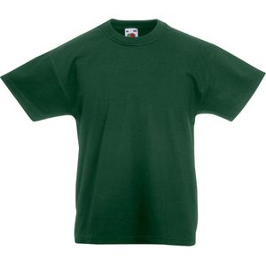 Fruit Of The Loom Originele T-shirt met korte mouwen voor kinderen / kinder (Bordeaux)