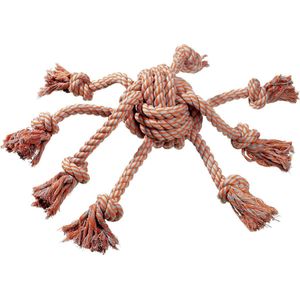Hondenspeelgoed Octopus - Oranje - 65 / 18 cm