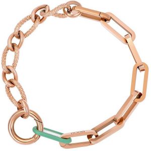 iXXXi-Connect- Dolly-Rosé goudkleurig-Dames-Armband-19.5cm