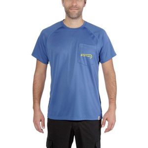 Carhartt Herren T-Shirt Fishing T-Shirt S/S Inf. Blue Heather-L