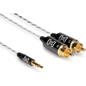 Hosa IMR-010, Drive Stereo Breakout Cable, 3.5 mm TRS to Dual RCA, 10 ft/3 meter
