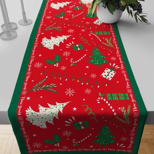 kerstcadeau - kerstboom - kerst - kerst tafelloper - tafelkleed - christmas - kerst tafel - 150x45 cm