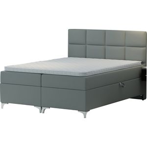 Springcrest® Luxe Boxspringset met Opbergruimte - Bed - 180x200 cm - Lichtgrijs