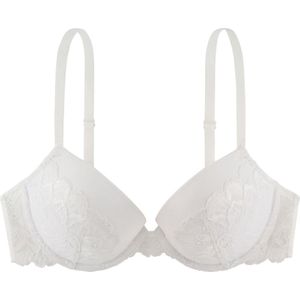 Dorina Kanten beugel BH met vulling - Claire - Bh met vulling en 3/4 cups - Betaalbare bh - 80D - Wit