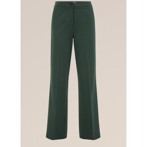 WE Fashion Straight Fit Pantalon Groen