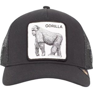 Goorin Bros Heren King of the Jungle Trucker Cap Zwart maat ONE SIZE