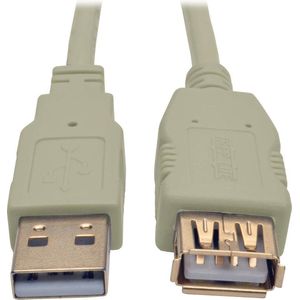 Tripp-Lite U024-006-BE USB 2.0 Extension Cable (M/F), Beige, 6 ft. TrippLite