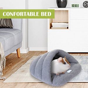 Cavia Bed Zacht Fleece Rat Bed Cavia Beddengoed, Hamster Bed Slaapzak, Warme Slippers Cavia Huis, Kleine Dieren Bed Grot Nest voor Hamster Chinchilla Kleine Egel Schildpad