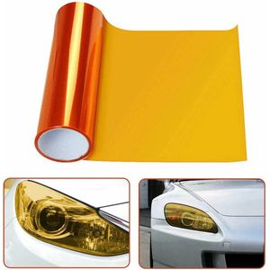 VCTparts Richtingaanwijzer Knipperlicht of Mistlicht Folie - Oranje 30 x 60cm Smoke Tint Vinyl