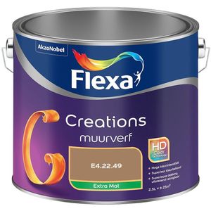 Flexa - Creations Muurverf Extra Mat - E4.22.49 - Mengverf - 2.5 Liter