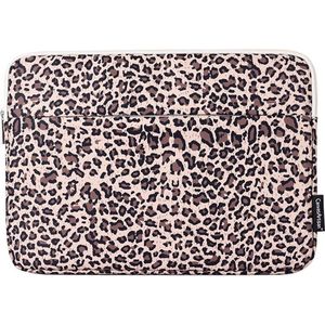 Canvas Artisan Laptopsleeve 15 inch - Laptophoes - Luipaard