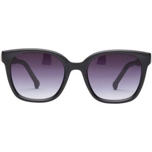 ™Monkeyglasses Annika 45 Matt Black Sun - Zonnebril - 100% UV bescherming - Danish Design - 100% Upcycled