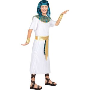 Funidelia | Farao kostuum voor jongens  Egypte, Farao, Cultures, Landen - Kostuum voor kinderen Accessoire verkleedkleding en rekwisieten voor Halloween, carnaval & feesten - Maat 122 - 134 cm - Wit