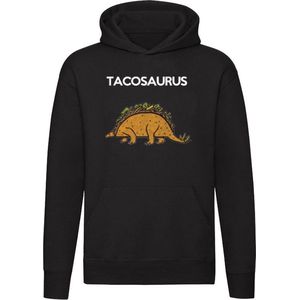 Tacosaurus Hoodie - eten - dieren - taco - dinosaurus - dino - mexico - mexicaans - verjaardag - feest - humor - grappig - unisex - trui - sweater - capuchon