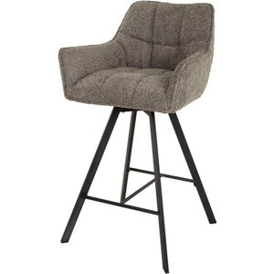Luxe Barstoel Draaibaar met Rugleuning - Barstoelen met Rugleuning - Barkrukken met Ruglenin / met Armleuning - Barukrukken Industrieel Buiten - Barkruk Buiten - Ronde Barkrukken