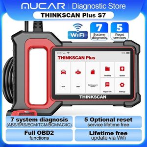 Shoppee Thinkscan Plus S7 - Uitlees apparatuur auto - Thinkscan Plus S7/S6/S4 OBD2 Diagnostische Hulpmiddelen - Transmissie/ABS/SRS Systeem Diagnose Auto Code Reader - Automotive obd2 Scanner voor Mechanica