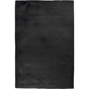 Impulse | Hoogpolig Vloerkleed | Graphite | Hoogwaardige Kwaliteit | 80x150 cm
