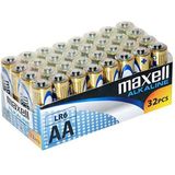 Maxell MXBLR06P32 AA Batterijen (LR06) 32 stuks