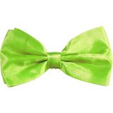 Partychimp Vlinderstrik Neon Groen Carnavalskleding Heren Strik Carnaval Accessoires - Neon Groen - Polyester