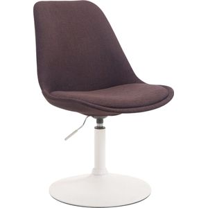 CLP Maverick Eetkamerstoel - Stof bruin wit