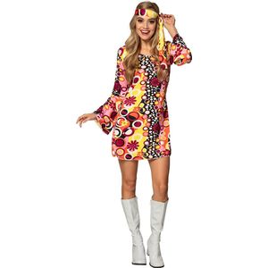 Boland - Kostuum Groovy girl (M) - Volwassenen - Hippie - 80's - Disco- 60's & 70's - Hippie & Flower Power