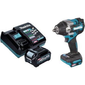 Makita TW 007 GD101 Accu-slagmoersleutel 40 V max. 760 Nm 1/2'' borstelloos + 1x oplaadbare accu 2,5 Ah + lader