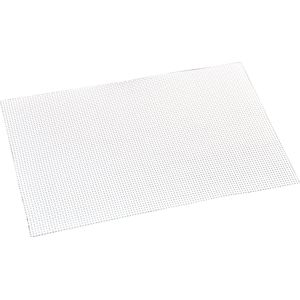 1x Rechthoekige placemats wit geweven 29 x 43 cm - Witte placemats/onderleggers - Keukenbenodigdheden - Tafeldecoratie