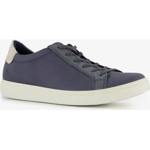 ECCO Soft Classic leren dames veterschoenen blauw - Maat 41 - Uitneembare zool