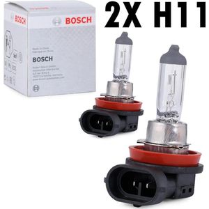 2X H11 Bosch lamp 12V 55W 3200K Halogeen