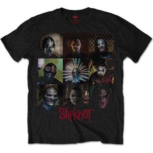 Slipknot - Blocks Heren T-shirt - XL - Zwart