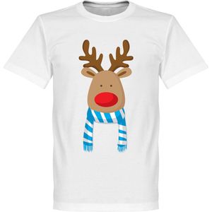 Reindeer Supporter T-Shirt - Lichtblauw/Wit - XXXXL