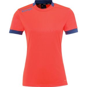Kempa Player Shirt Dames - sportshirts - rood/grijs - Vrouwen