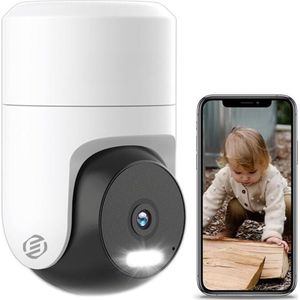 Equivera Honden Camera - Beveilingingscamera - Huisdiercamera - WiFi - Petcam - Eenvoudige Installatie - Indoor Camera