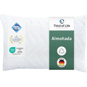 Hoofdkussen 50 x 80 cm - Duurzaam en Comfortabel Kussen voor Elke Slaper | Hypoallergeen met Verstelbare Vulling