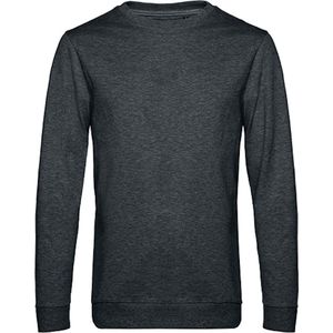2-Pack Sweater 'French Terry' B&C Collectie maat XL Heather Asphalt Grijs