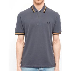 Fred Perry - Twin Tipped Shirt - Polo Shirt - 44 - Grijs