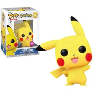 Funko Pop! Pokemon - Pikachu Waving #553 Flocked Exclusive