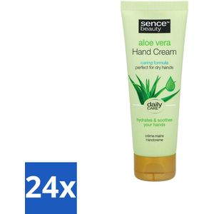 Sence - Aloë Vera - Handcrème - Hydraterend - 75 ml - Voordeelverpakking - 24 stuks