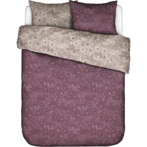 ESSENZA Camille Dekbedovertrek plum wine - Lits-Jumeaux - 240x200/220 cm