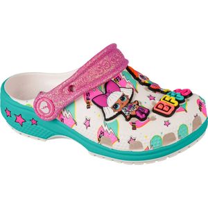 Crocs LOL Surprise BFF Kids Classic Clog 209472-100, voor meisje, Wit, Slippers, maat: 23/24