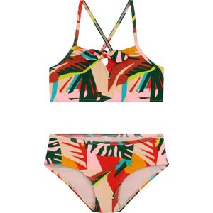 Shiwi Girls scoop top bikini Fangipani - multi colour - 92