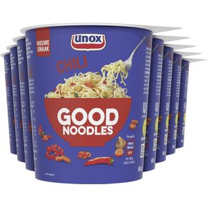 Unox Good Noodles Chili - 8 x 65G - Voordeelverpakking