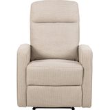 Relaxfauteuil Beige Stof - 72x91x103cm - Alvito - Giga Living