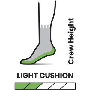 Smartwool Hike Classic Edition Light Cushion Crew- Men's - Military Olive