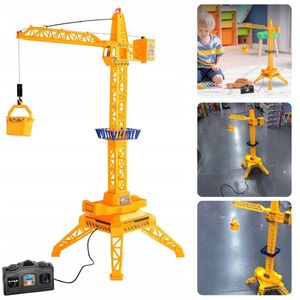 Speelgoed Kraan 60 cm - Hijskraan - Elektrische Kraan met Afstandsbediening - Bouwspeelgoed Kinderen - Inclusief EBOOK