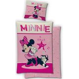 Disney Minnie Mouse Dekbedovertrek - Eenpersoons - 140 x 200 cm - Katoen