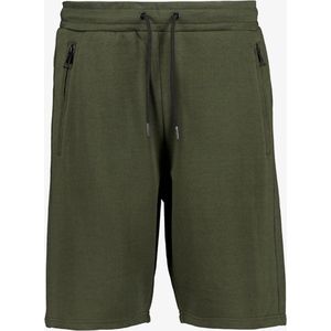 Unsigned heren sweatshort legergroen - Maat S