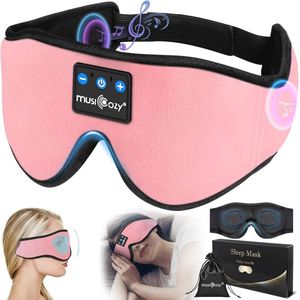 Bluetooth Slaapmasker met 3D Geluid en Kussen