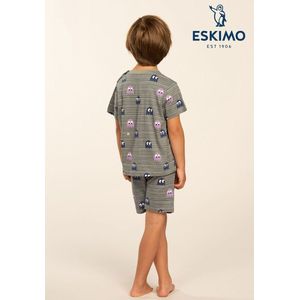 Eskimo pyjama jongens - grijs - Percy - maat 92