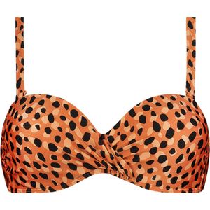 Bikinitop Beachlife Women Leopard Spots Foam Wired